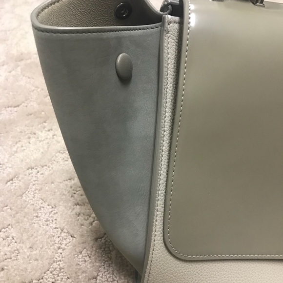 Céline small multicolor trapeze bag - Picture 7 of 8